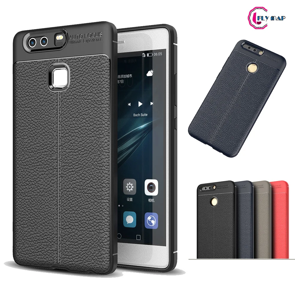 Подходящий чехол для Huawei P9 EVA-L09 EVA-L19 PU силиконовый мобильного телефона мягкий TPU P 9