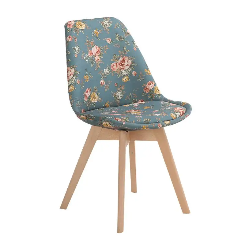 Современный стул в стиле минимализм креативный переговорный офисный стул скандинавский обеденный стул домашний задний Рабочий стол из массива дерева стул - Цвет: Style 17