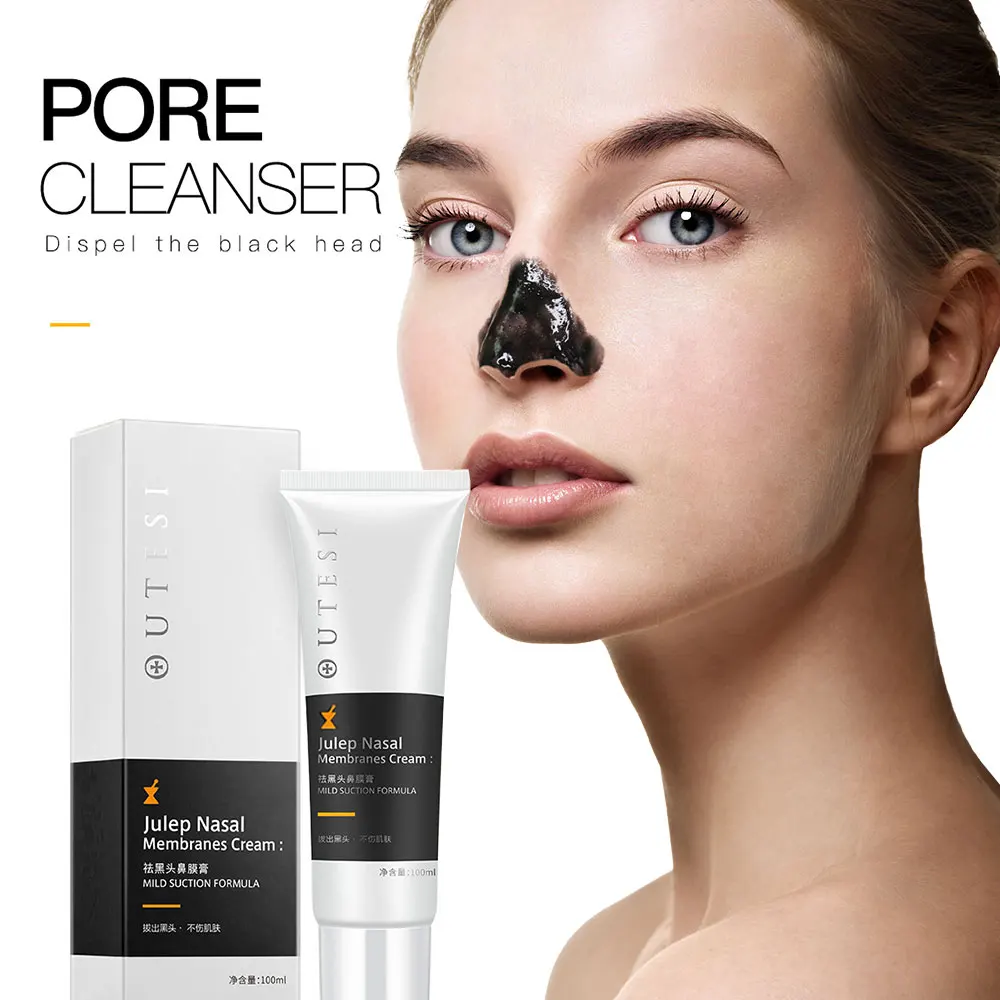

100ml Nose Blackhead Remover Face Black Mask Bamboo Charcoal Acne Treatment Peeling Mask Deep Cleansing Black Head Remover Acne