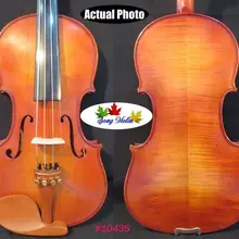 Ручной работы Strad стиль твердой древесины песня Марка студент 4/4 Скрипки#10435