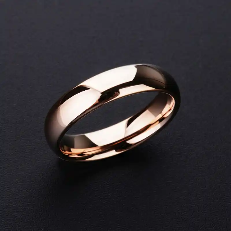 2mm Gold Tone Tungsten Wedding Band