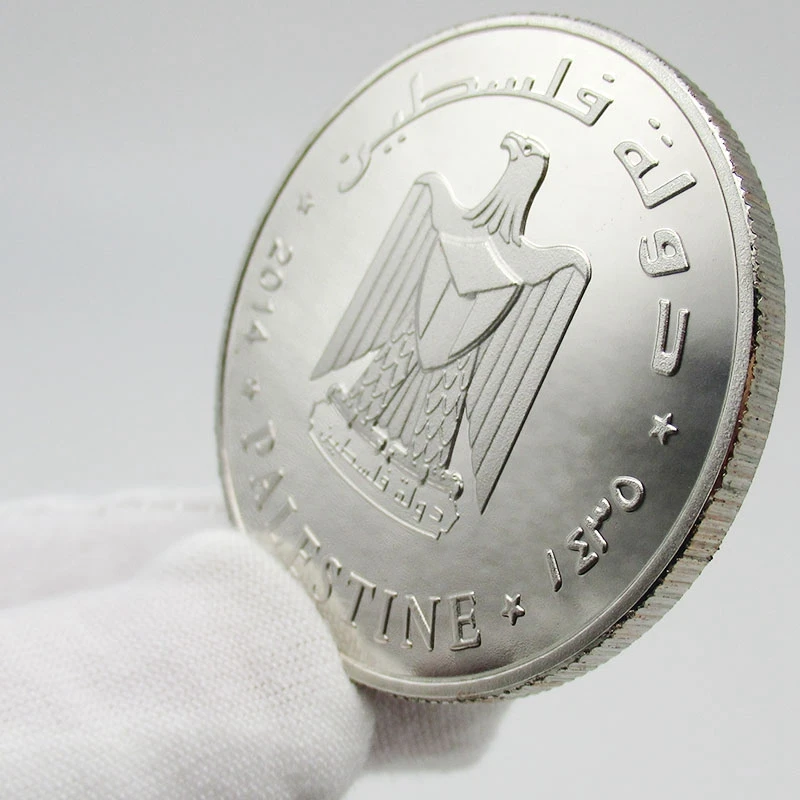 Серебряная стальная медаль мира Подарочная металлическая диаметром 40 мм|dia|dia diadia