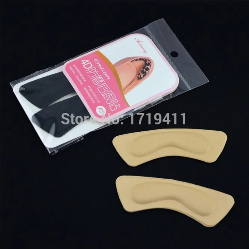 

100 Pairs Fabric Faced Foot Care Feet Insoles Invisible Cushion Silicone Gel Heel Liner Shoe Pads Wholesale