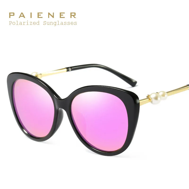 

polarized sunglasses woman brand 2017 New Design oculos feminino Sun Glasses Female pearl Goggles Luxury shades oculos de sol