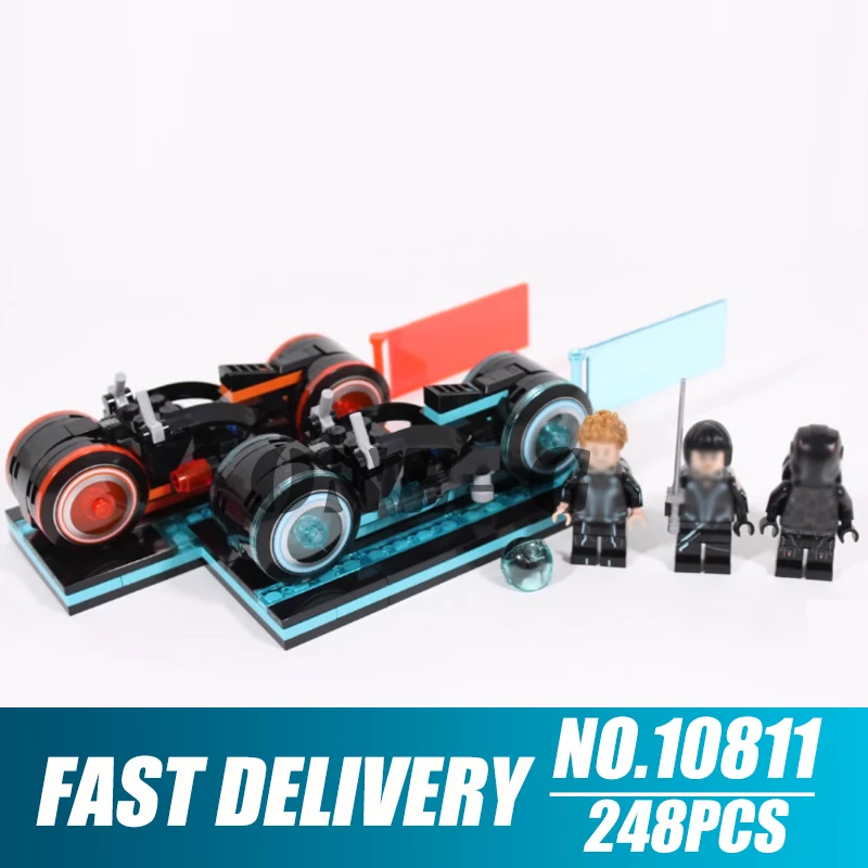 

Building blocks 10811 Compatible with 21314 Bricks Tron Maste Legacy Light Cycles Motorcycles figures toys for children