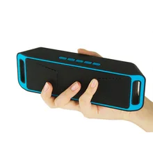Wireless Speaker Bluetooth 4.0 Caixa De Som Stereo Subwoofer Speakers TF USB FM Radio Built-in Mic Dual Bass Sound Box