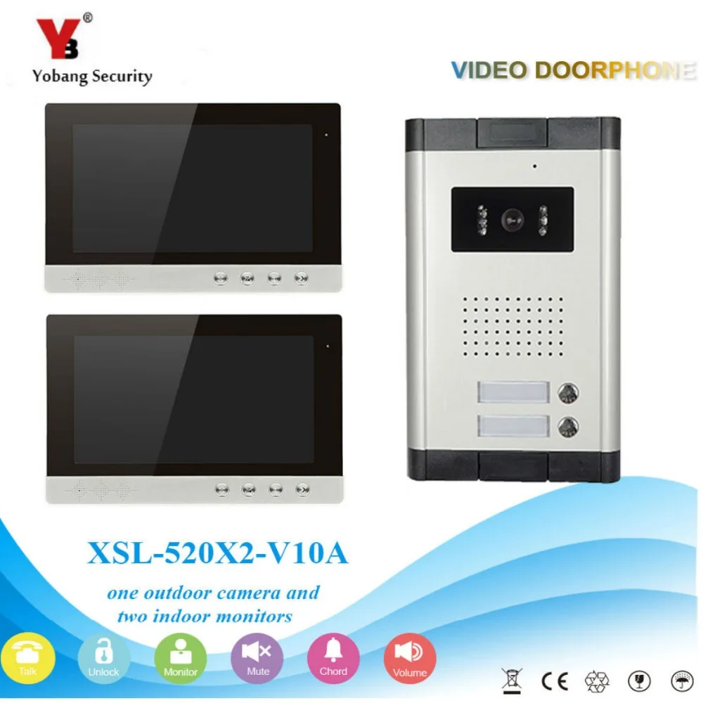 Yobangsecurity Video Intercom Monitor 10 Inch Video Doorbell