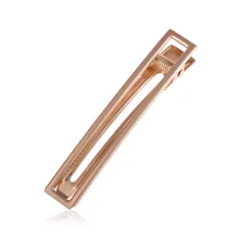 Заколки для волос для Для женщин металлические полые сплав матовый аксессуары для волос головной убор двойные вилки клип заколка, зажим для волос сторона клип G0508