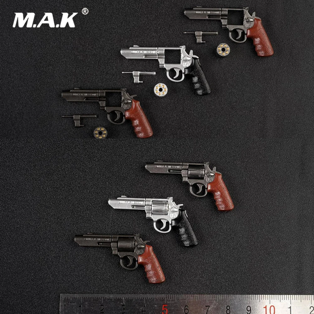 

AS041 6 Styles 1:6 Solider Figure Scene Accessories M&P Revolver Gun Weapon Model for 12 inches Solider Action Figure