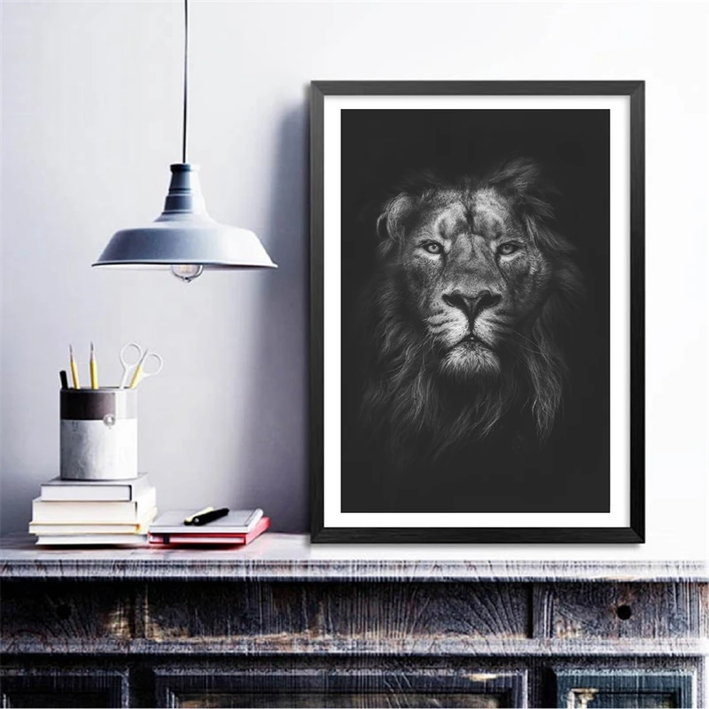 Lion Canvas Art Poster Home Decor