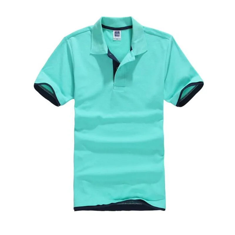 

LEFT ROM New Men POLO Shirt High Quality men slim fit POLO shirt men short sleeve jerseys Summer Mens leisure POLO Shirts XXXL