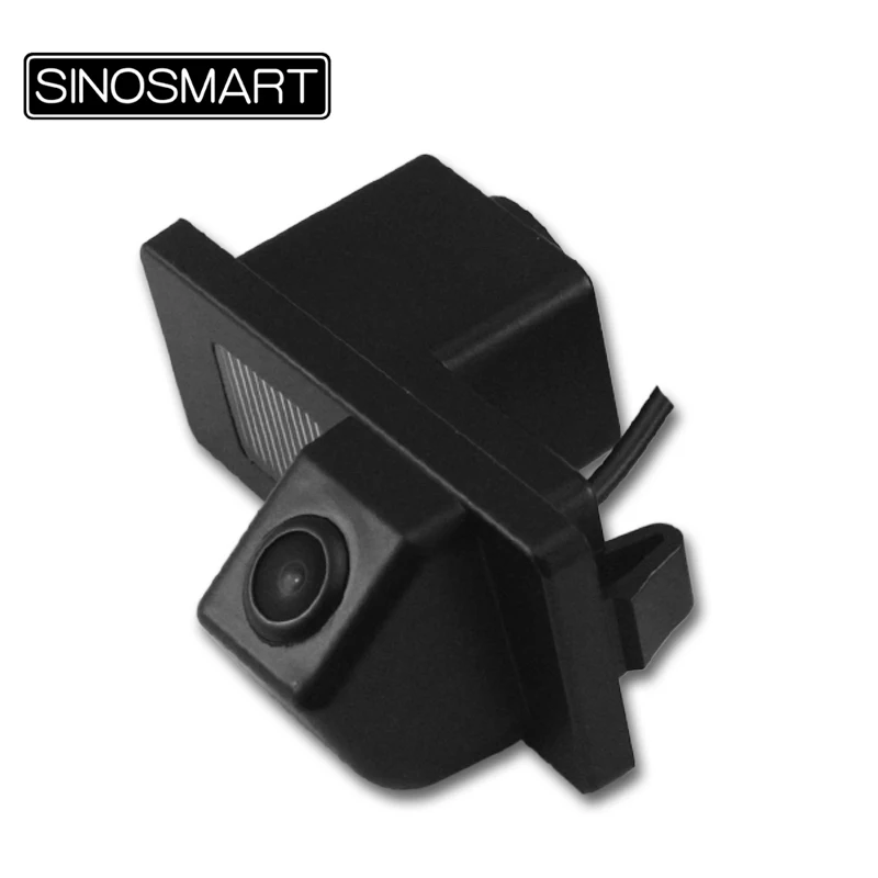 Sinosmart в ассортименте камера заднего вида для Ssangyong Korando REXTON W Kyron установка в номерной знак светильник отверстие