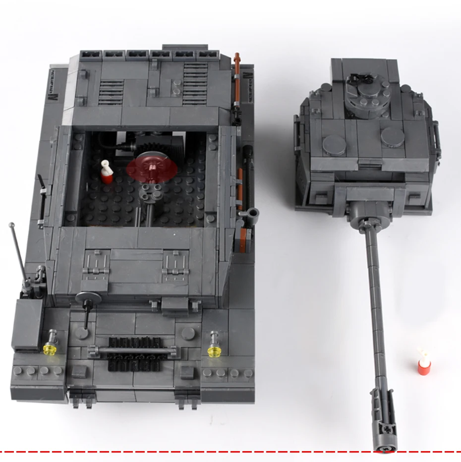 Кази большой Panzer IV Танк 1193 шт. здания Конструкторы Совместимость лего Сити Военная Униформа армии конструктор Развивающие игрушки для