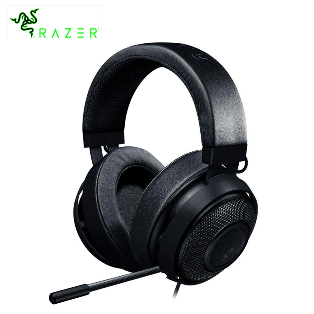 Razer Kraken Pro V2 Gaming Headset With Microphone Oval Ear Cushions Analog 3.5 mm eSports Gaming Headphone For PC Xbox One Razer Kraken Pro V2 Gaming Headset With Microphone Oval Ear Cushions Analog 3.5 mm eSports Gaming Headphone For PC Xbox One