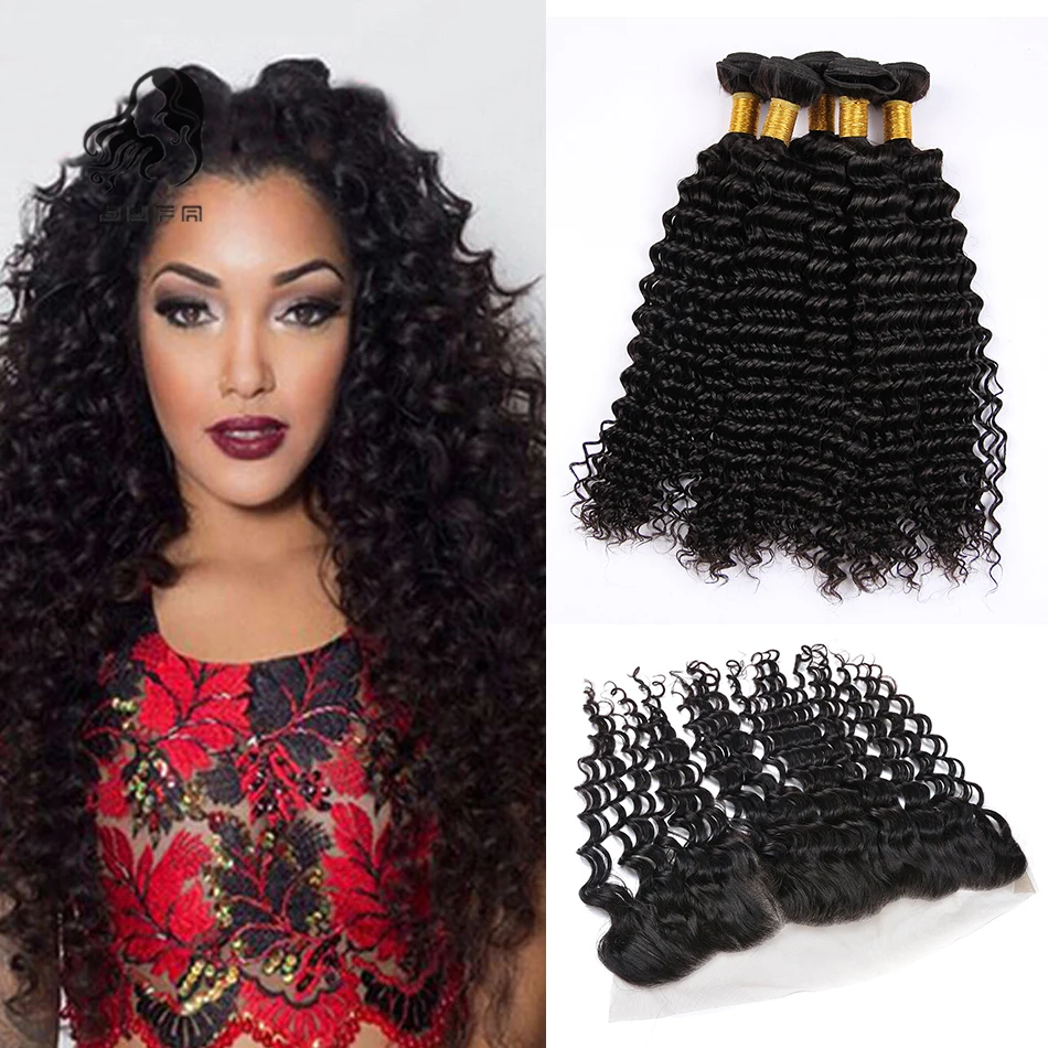 Ms Lula Hair Weave With Closure 13*4 Ear To Ear Lace Frontal Closure