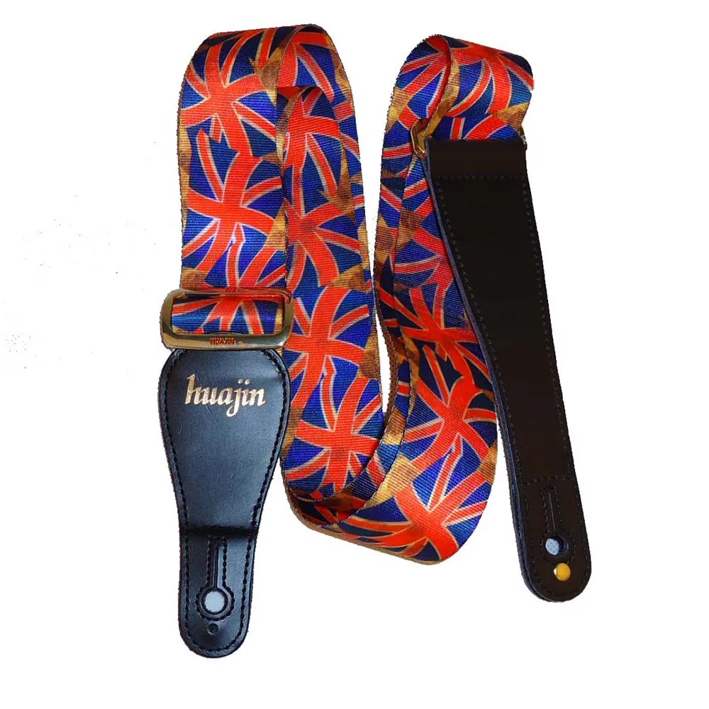 Высокое качество Гитары ремни регулируемые красный череп для слинг много