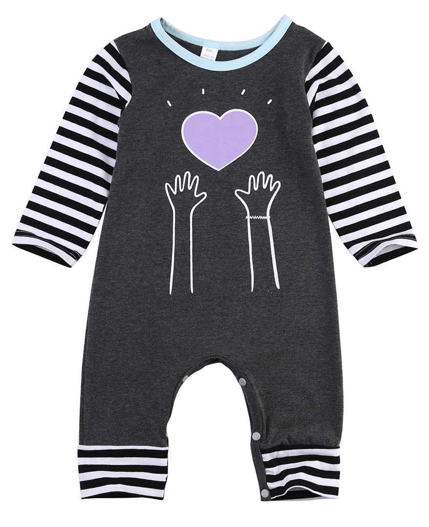 

2016 Spring Newborn Baby Clothes Long Sleeve Baby girls Romper Sports Baby Girls Rompers Cotton Baby Jumpsuits Infant Clothing