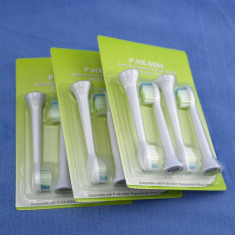 Vbatty 4 pcstoothbrush сменные насадки для щёток для зубных щеток Philips Sonicare DiamondClean HX6064 HealthyWhite HydroClean 1006