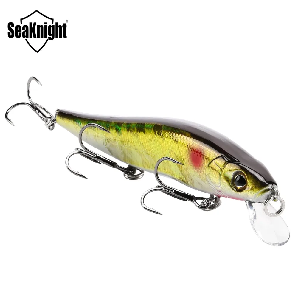 SeaKnight SK020 Рыболовная Приманка Minnow 10 цветов 14 г 110 мм 0 1 м глубина Сильный крючок