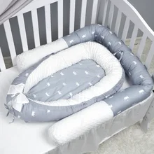 Crown pattern Baby Nest Bed Portable Crib Travel Bed Infant Toddler Cotton Cradle For Newborn Baby Bassinet Bumper Baby Furniture Crown pattern Baby Nest Bed Portable Crib Travel Bed Infant Toddler Cotton Cradle For Newborn Baby Bassinet Bumper Baby Furniture