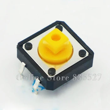 

50pcs/lot 12*12*7.3mm band location 12 * 12 * 7.3 mm key switch tact Switch micro switch button B3F-4055