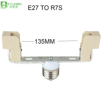 

E27 to R7s led 135mm Converter Base Screw Light Lamp Bulb Holder Adapter Socket E27 To R7s Lamp Holder Converters Bulbs parts