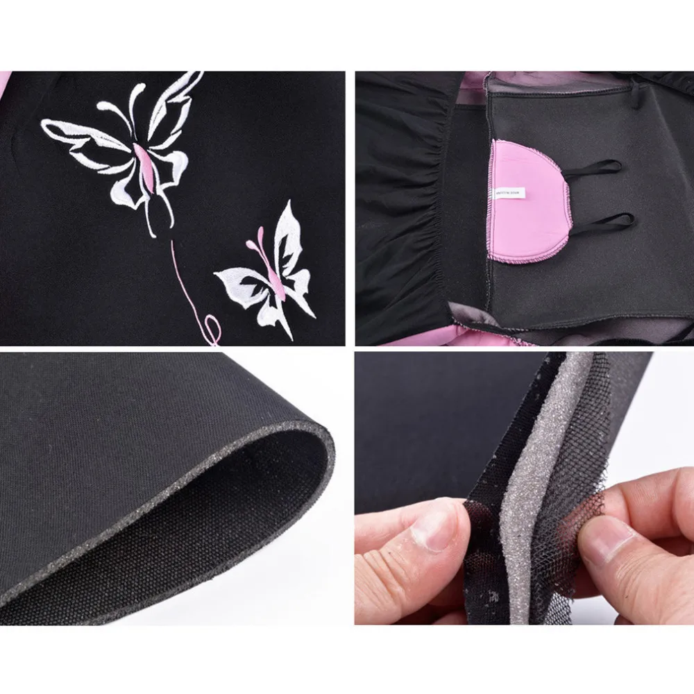 1 комплект универсальные модные стильные чехлы с бабочкой на переднее и заднее универсальные чехлы для сидений автомобиля Роскошные милые розовые Чехлы для стайлинга автомобилей
