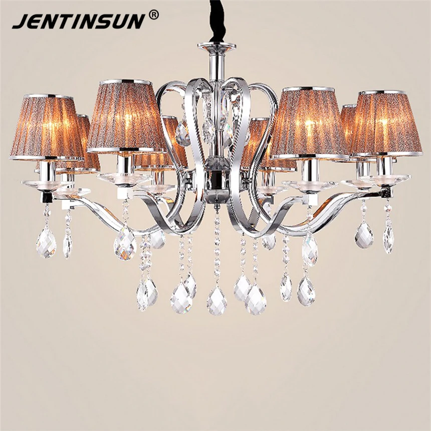 2016 New Modern Crystal Chandelier 5 or 8 Lamps E14 lustres de cristal