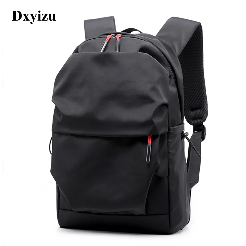 New Waterproof Men Women Backpack 15.6 Inches Laptop Back Pack Large Capacity Stundet Backpacks Pleated Casual School Bags 2020