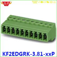 Kf2edgk 3.81 20pin pwb terminais blocos 15
