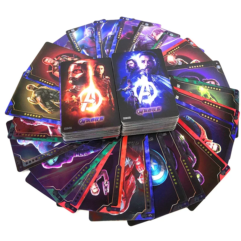 240 pcs Avengers Ultimate Battle SSR Card SR Rare Card Full Star 10 Star Flash Card Collection Card