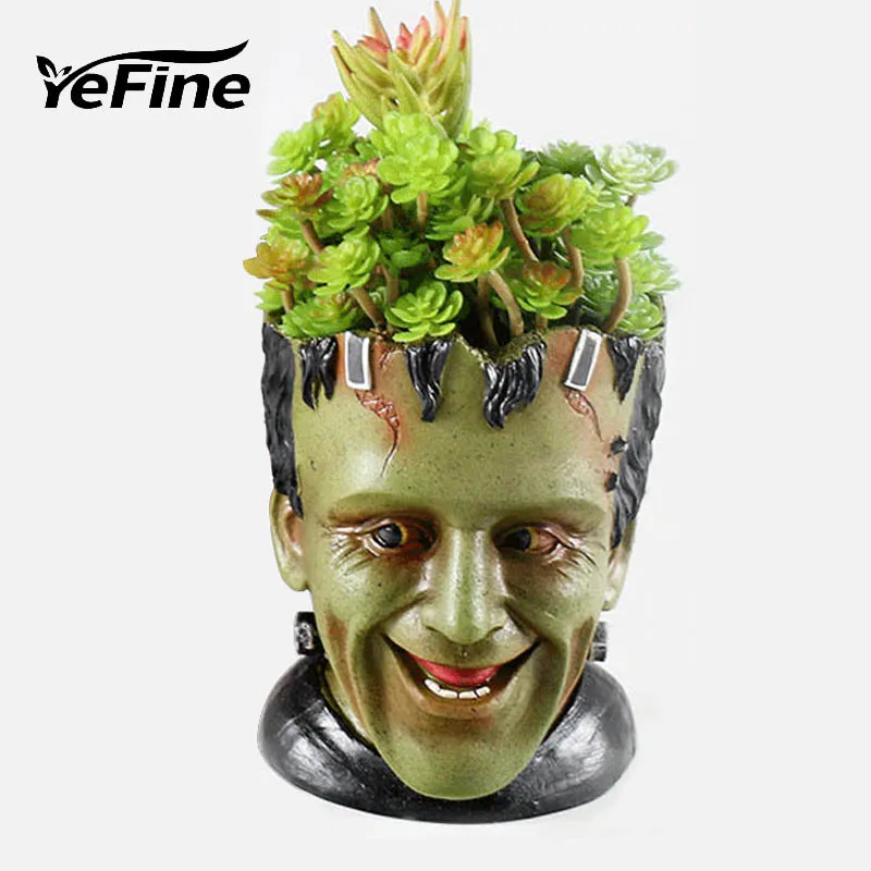 Offerte YeFine Resina Vasi di Fiori Per Il Giardino Fioriere Creativo Del Fumetto Statua Animal Groot Vasi Bonsai Succulente Vaso da Fiori Vaso di Fiori