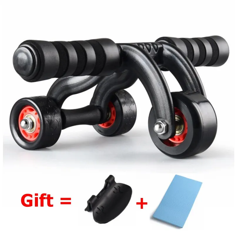

Men Women Waist Belly Muscle Trainer Ab Roller 3 Wheels Abdominal Muscle Training Device Gymnastics Exercise Equipment