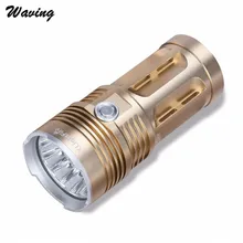 1PC Flashlight Cycling Bike Head Front Light 2017 25000LM 10 x CREE XM-L T6 LED Hunting Flashlight 4 x 18650 Jan 19