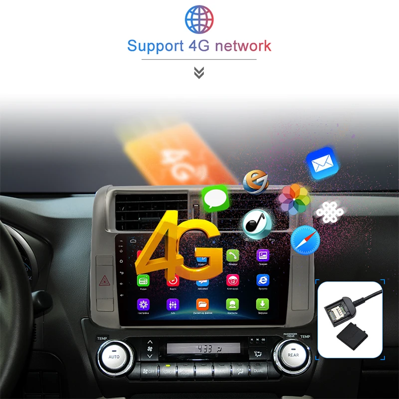 Perfect Junsun V1 2G+32G Android 8.1 4G Car Radio Multimedia Player For Toyota Land Cruiser Prado J150 2009-2013 Navigation GPS 2 din 4 Perfect Junsun V1 2G+32G Android 8.1 4G Car Radio Multimedia Player For Toyota Land Cruiser Prado J150 2009-2013 Navigation GPS 2 din 4