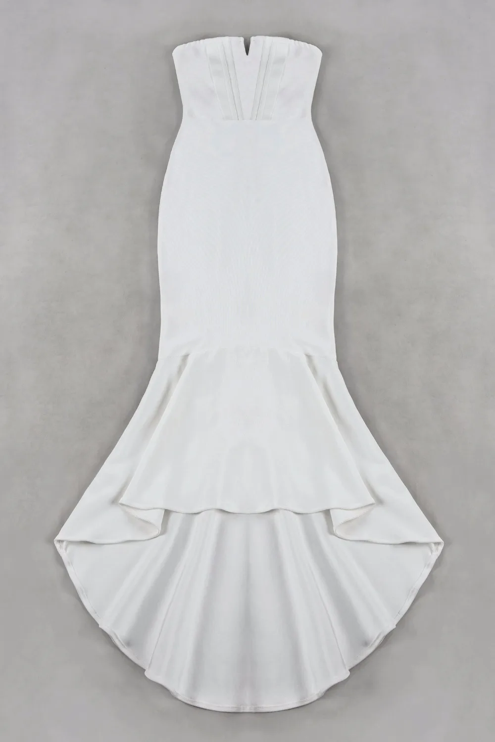 Высококачественные женские платье Новое поступление v образным вырезом белое