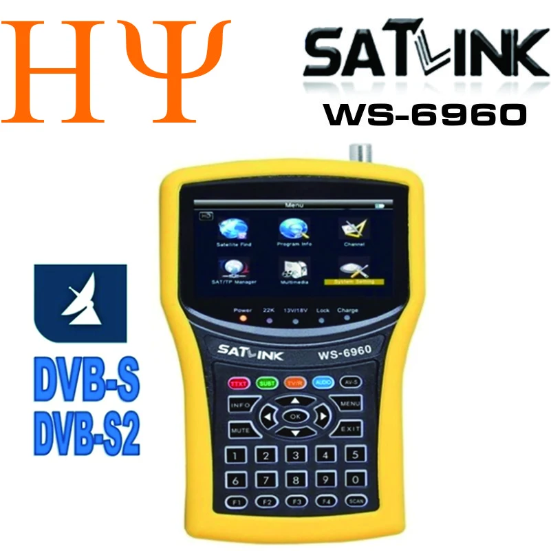 Pensar Contabilidad viuda Satlink Ws-6960 Dvb S2 4.3 Inch Hd Display Dvb-s2 Hd Mpeg4 Satlink 6960  Satellite Finder Meter Satlink 6960 - Satellite Tv Receiver - AliExpress