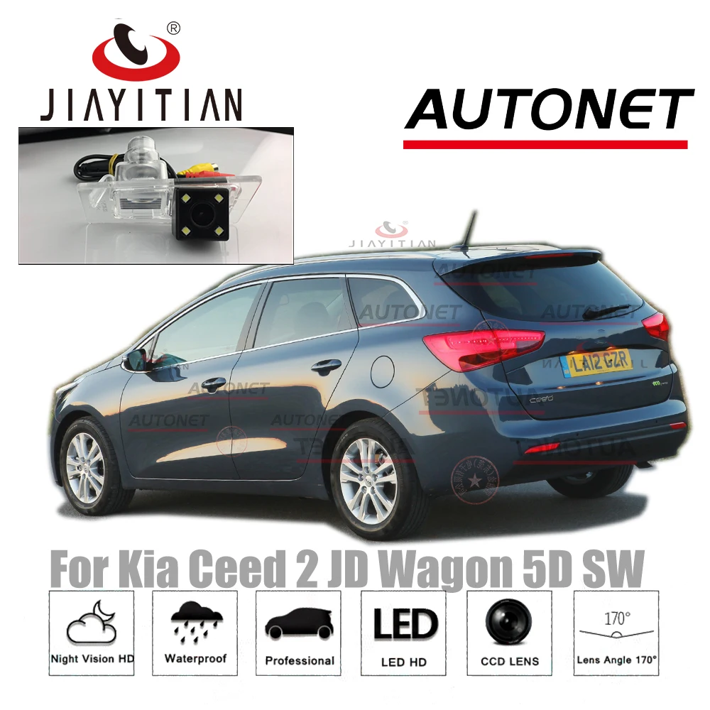 JIAYITIAN камера заднего вида для Kia Ceed 2 JD Wagon SW 5D 2012~ CCD камера ночного видения обратная камера номерного знака камера резервного копирования