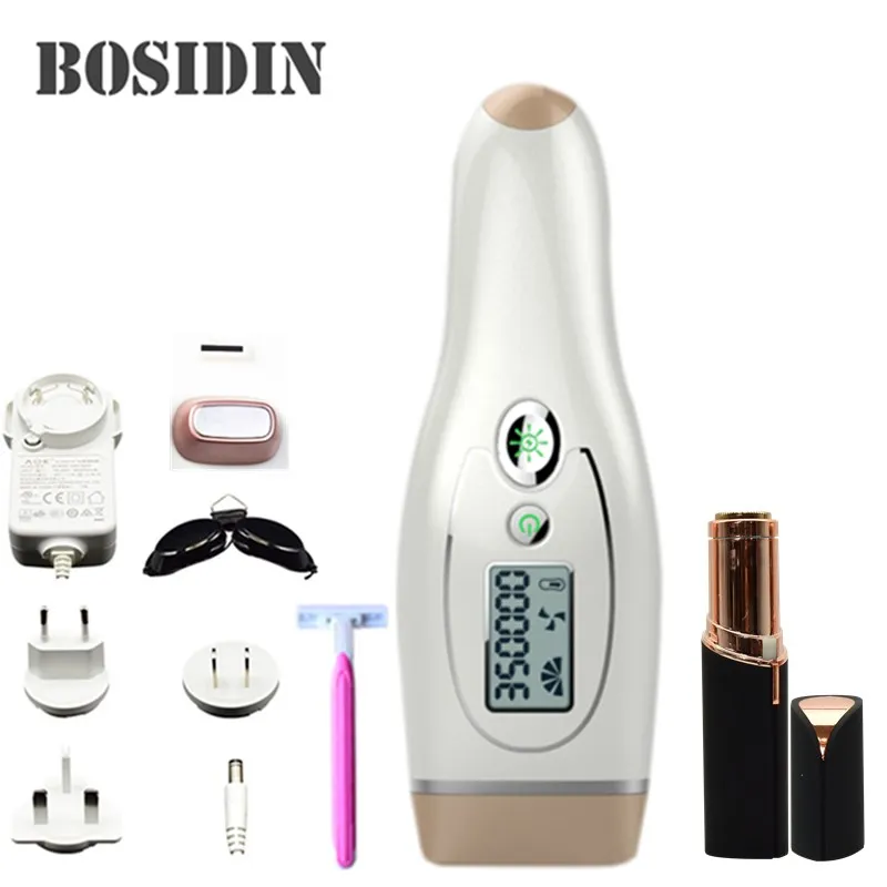 

Laser Pro Ice Cool Electric Hair Removal Machine Laser Epilator women Electric Depilator Permanent Bikini Trimmer 360000 Flashs
