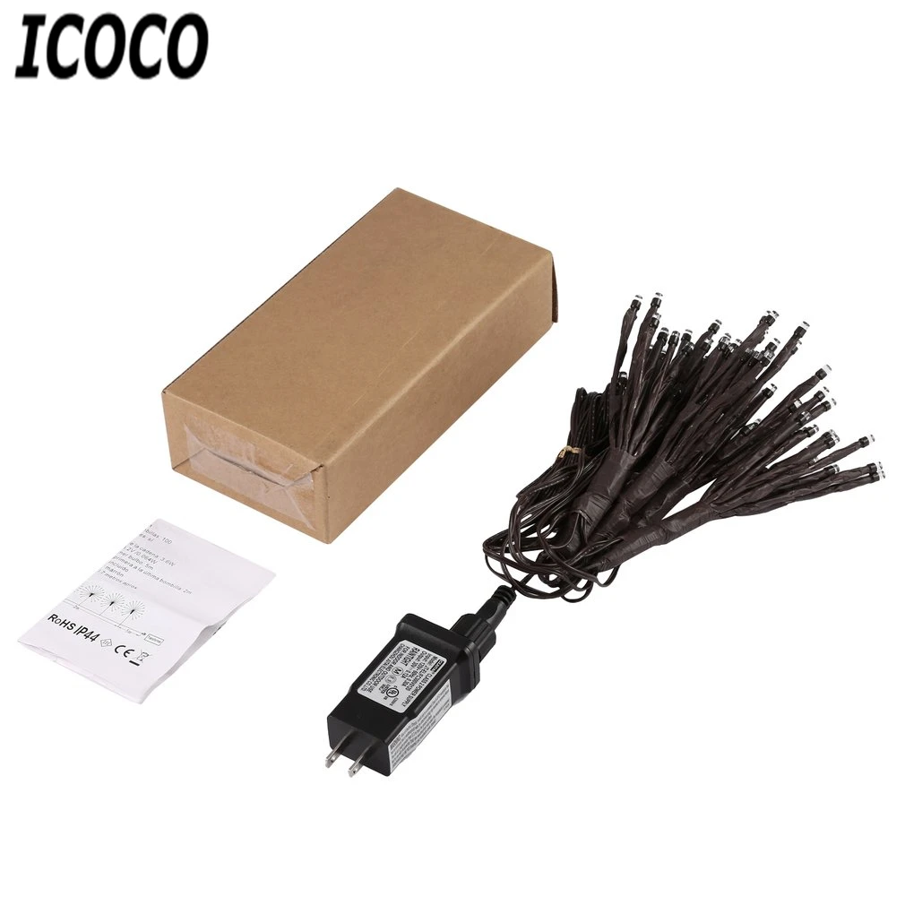 

100 LED String Light Waterproof Flexible 20cm with Electronic Transformer for chrismas Holiday Birthday Family Decoration