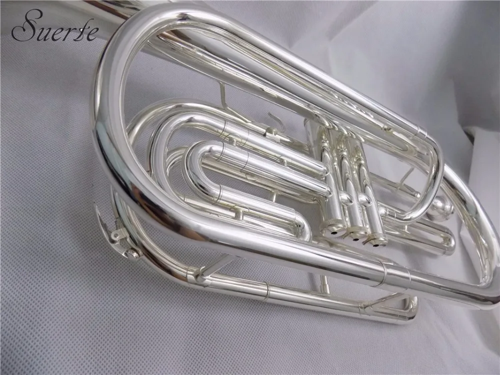 Bb походные тромбон Музыкальные инструменты с Чехол мундштук посеребренный поршень тромбон желтый латунный корпус