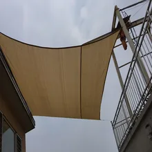 2 x 2 M pcs Square Sun Shade Sail 95 shading UV protection for pool balcony