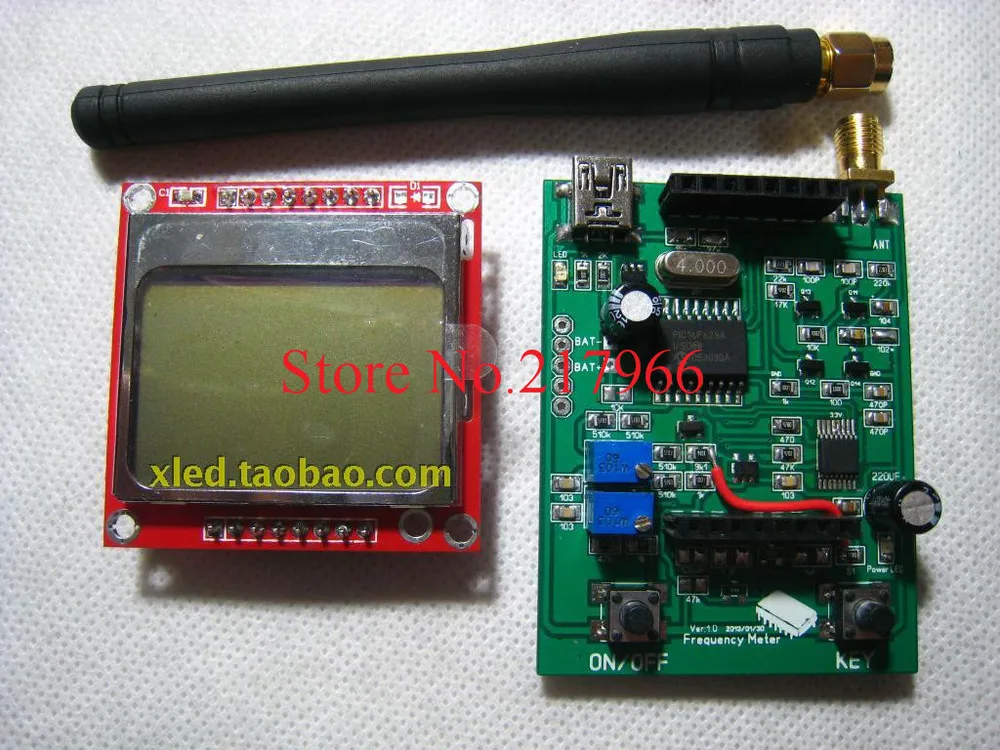 

1PCS /lot,5110 LCD 1.2G frequency counter / 1.2G wireless frequency meter,Free shipping