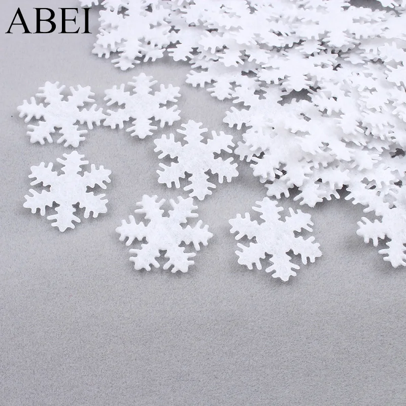 

200pcs/lot White Snowflake Pads for Handmade Project Wedding Party Decoration DIY Cards Ablum Gift Box Ornaments Stick On Patch