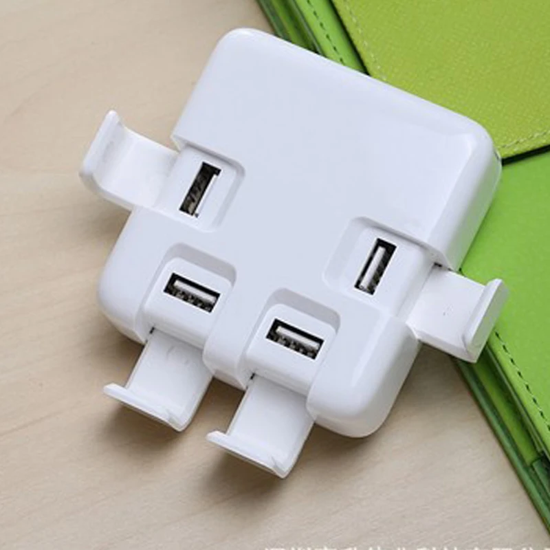 4 порта USB портативное зарядное устройство для iphone 7 Мульти USB адаптер питания костюм для iphone huawei для samsung Зарядка