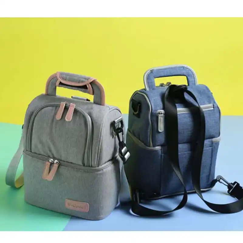 lunch bag with ice pack compartment