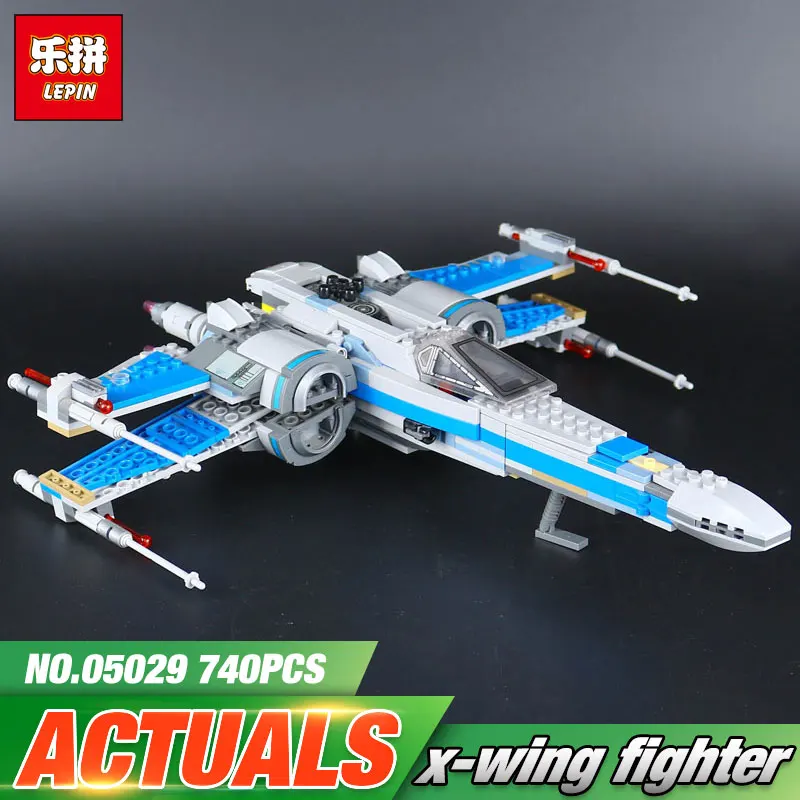 

LEPIN 05029 740PCS Star Toys Wars The 75149 X-Wing fighter Set Building Blocks Bricks Assembled Toys As Christmas Birthday Gifts