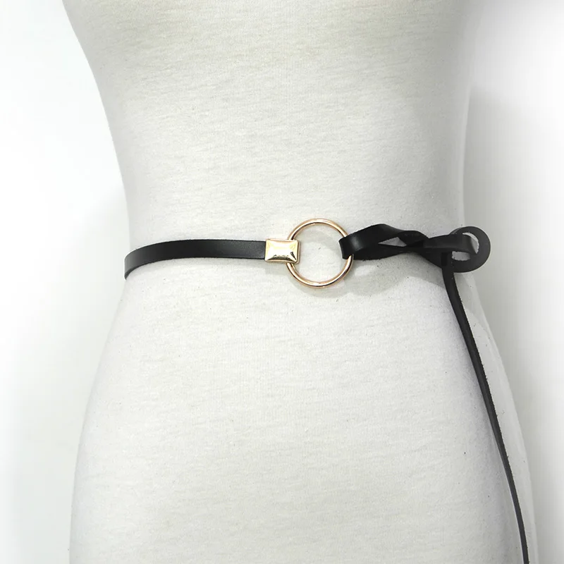 Buy Quality Fashion Ladies Cow Leather Slim Belts