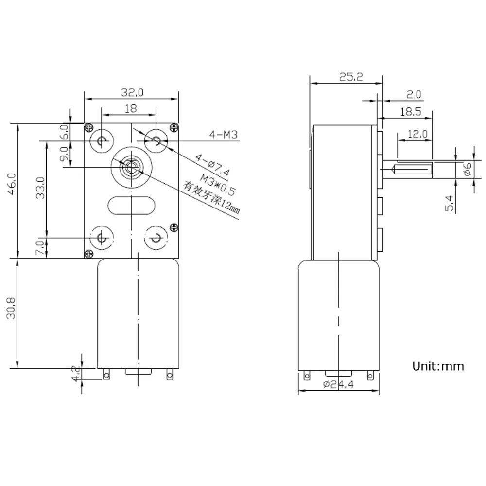 Bringsmart JGY-370B DC червь Шестерни двигатель с датчиком диск 12V низшее Скорость редуктор мотора зал кодирования доска с встроенной функцией спуска затвора с заглушкой по часовой стрелке против часовой стрелки