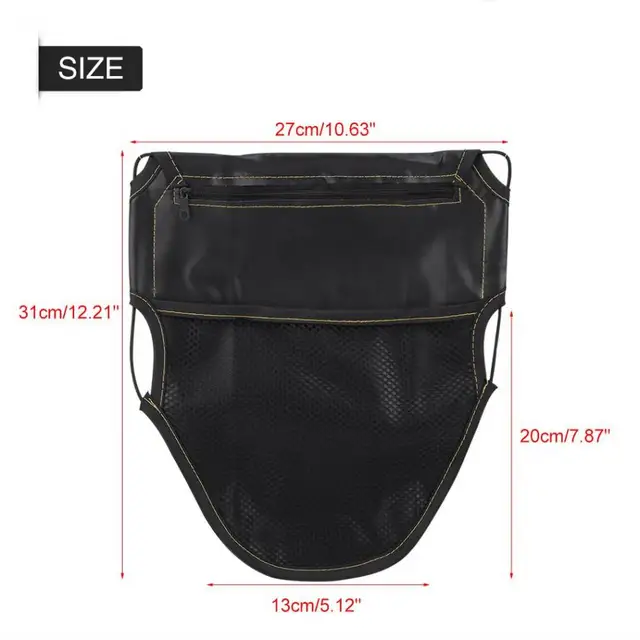 PU Leather Motorcycle Scooter Under Seat Storage Pouch Bag Organizer Motorcycle Seat Bag Accessories